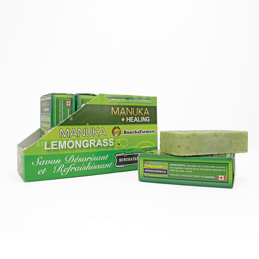 Bunchafarmers - Soap - Manuka Honey + Lemongrass 6pcs-120gea Manuka & Lemongrass Soap 697512000170