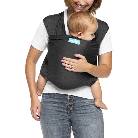 Moby - Evolution Wrap - Charcoal Evolution Wrap Baby Carrier - Charcoal 843390006197