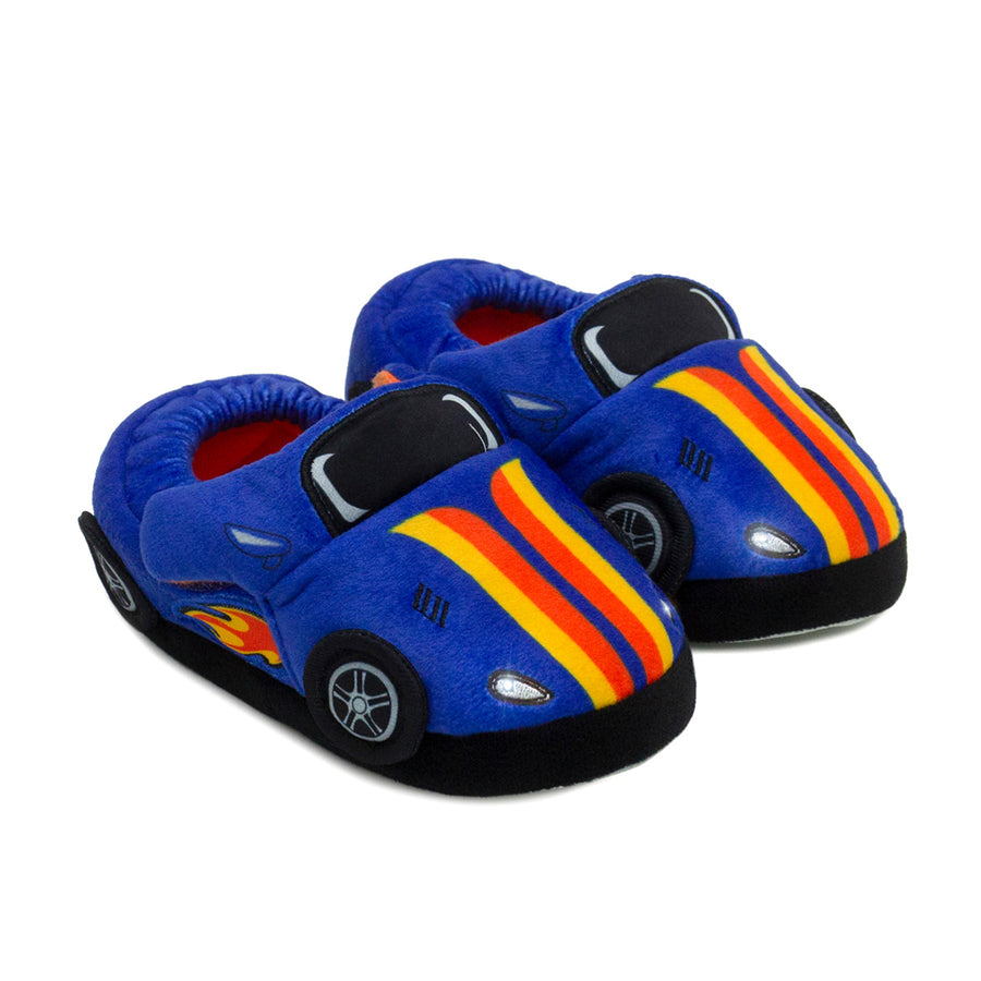 Robeez - F23-S24 -Light Up Slippers - Race Car - 11-12(5-6Y) F21 - Light Up Slippers - Race Car 730838906259