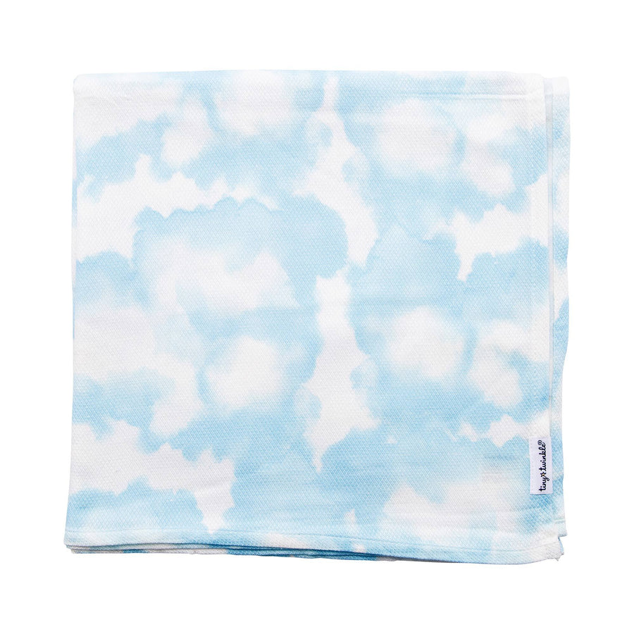 d - Tiny Twinkle - Kaffle Swaddle Blanket - Blue Skies Kaffle Swaddle Blanket - Blue Skies 810027530660