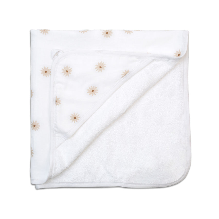 Lulujo - Hooded Towel - Daises Hooded Towel - Daises 628233458438