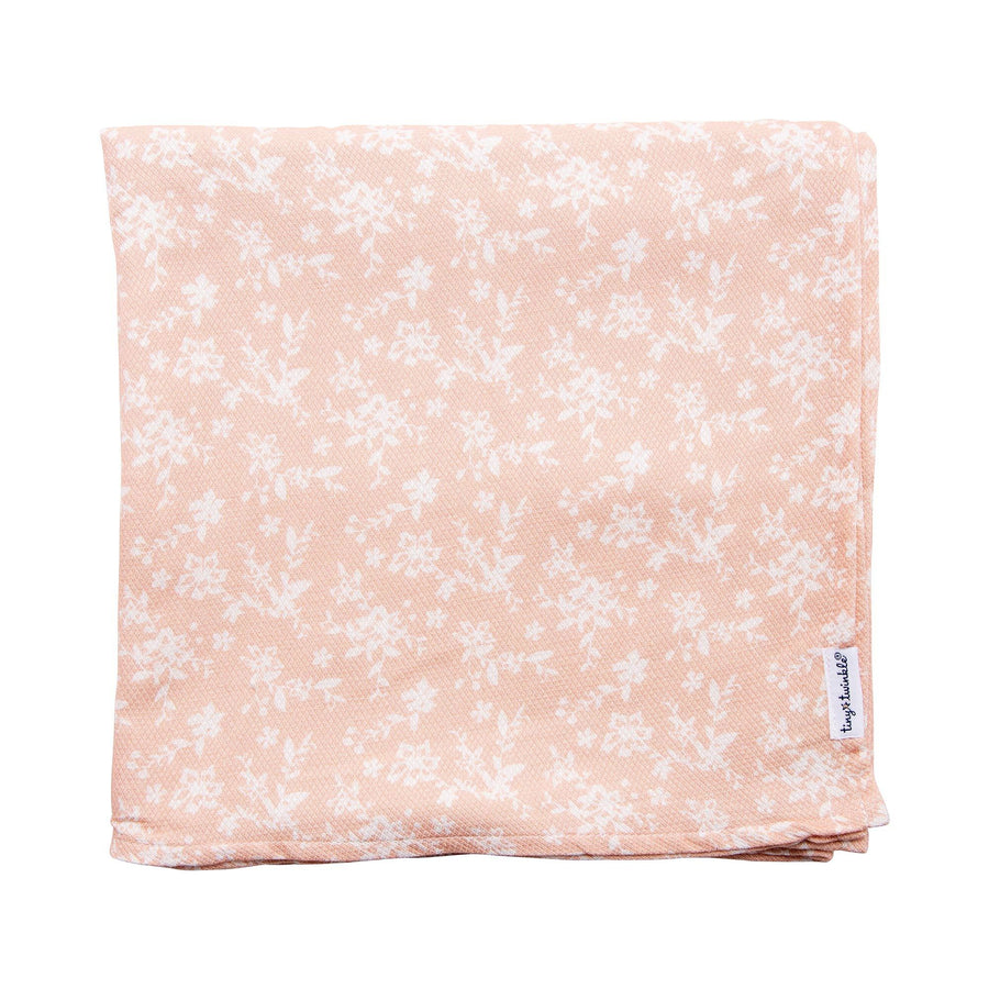d - Tiny Twinkle - Kaffle Swaddle Blanket - Petite Floral Kaffle Swaddle Blanket - Petite Floral 810027530585