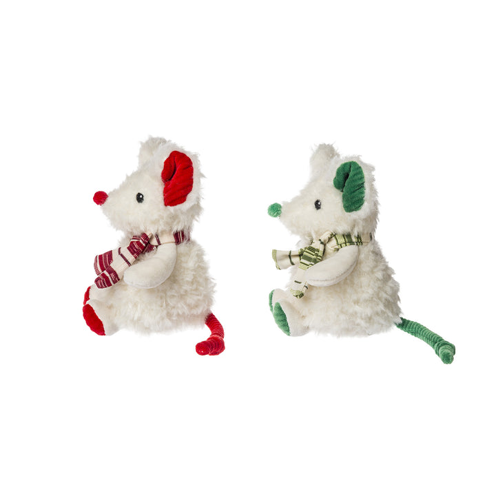 Souris joyeuses des fêtes - Assortiment de 2 pièces