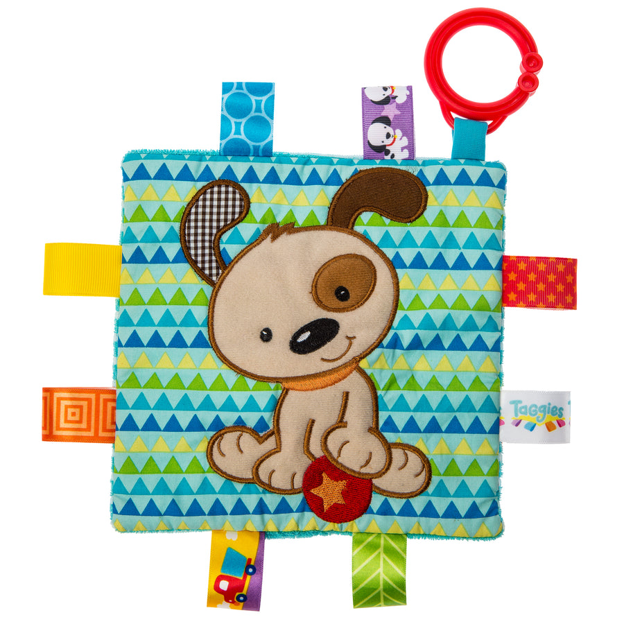 Mary Meyer - Taggies Crinkle Me - Square Boy Puppy 6.5" Crinkle Me - Boy Puppy - 6.5" 719771401731