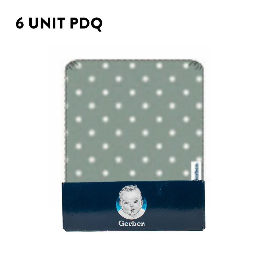 Gerber - OP2304 - 1pk Changing Pad Cover Dino Time PDQ (x6) 1 pack Changing Pad Cover - Dino Time - PDQ (6 Units) 013618470509
