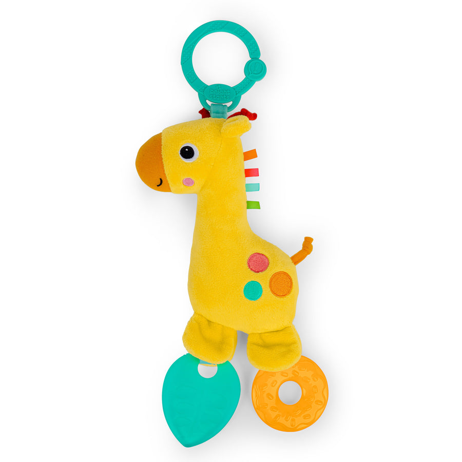 Bright Starts - Safari Soother™ Rattle + Teether Toy Bright Starts™ Safari Soother™ Rattle & Teether Toy 074451130845