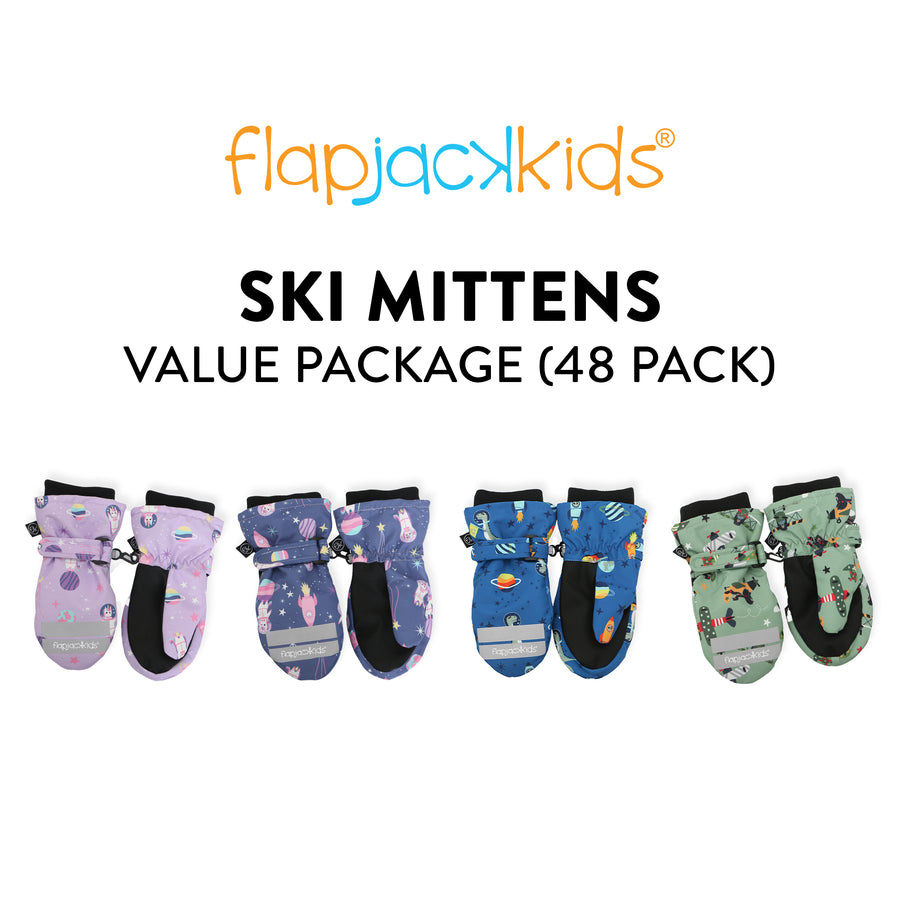 FlapJackKids - WaterRpllntSki Mitts - 8% OFF 48 Mitts buy-in FlapJackKids - Water-Repellant Ski Mittens - 8% OFF with 48 Mitten buy-in 990006500423