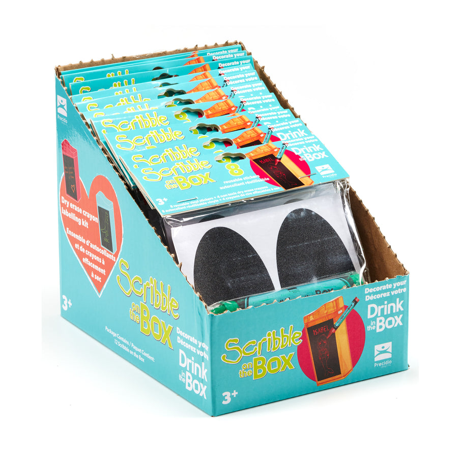 Drink in the Box - Scribble on the Box Display - 12pk Drink in the Box - Scribble on the Box Display - 12pk 055705242453