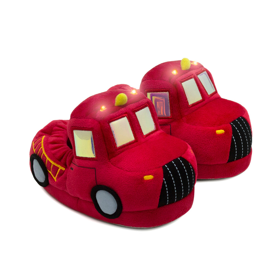 d - Robeez - Light Up Slippers - Fire Truck -7-8(2-3Y) F21 - Light Up Slippers - Fire Truck 730838906303