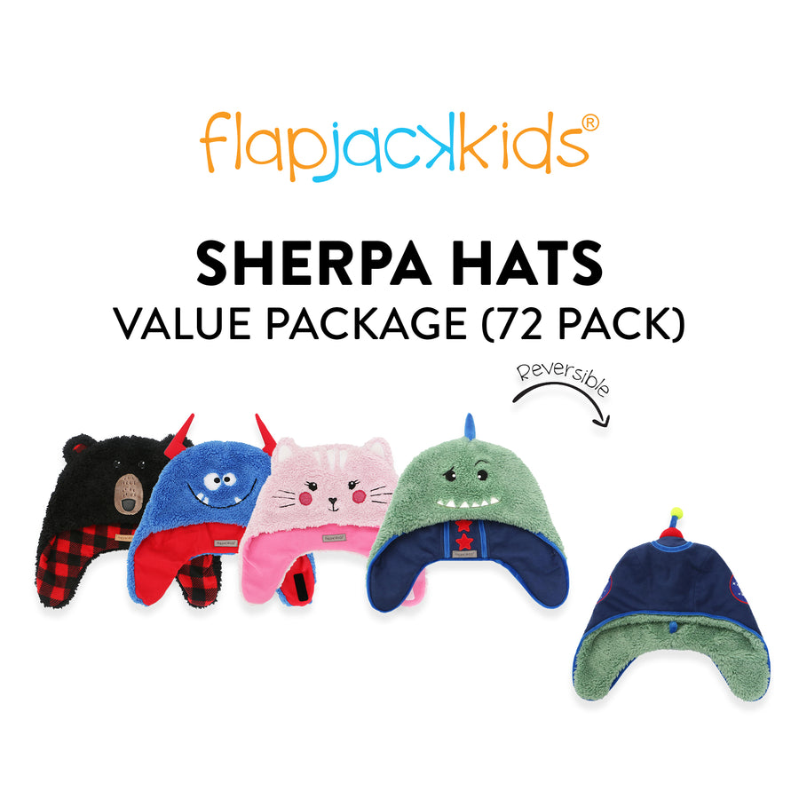 FlapJackKids - ReversibleSherpa Hats - 12% OFF 72 Hat buy-in FlapJackKids - Reversible Sherpa Hats - 12% OFF with 72 Hat buy-in 990006500454
