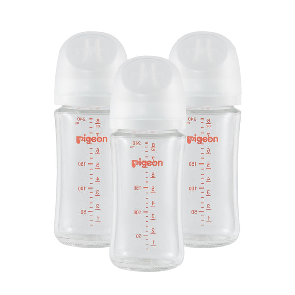 Glass Bottle 8oz with M Nipple (3M+)