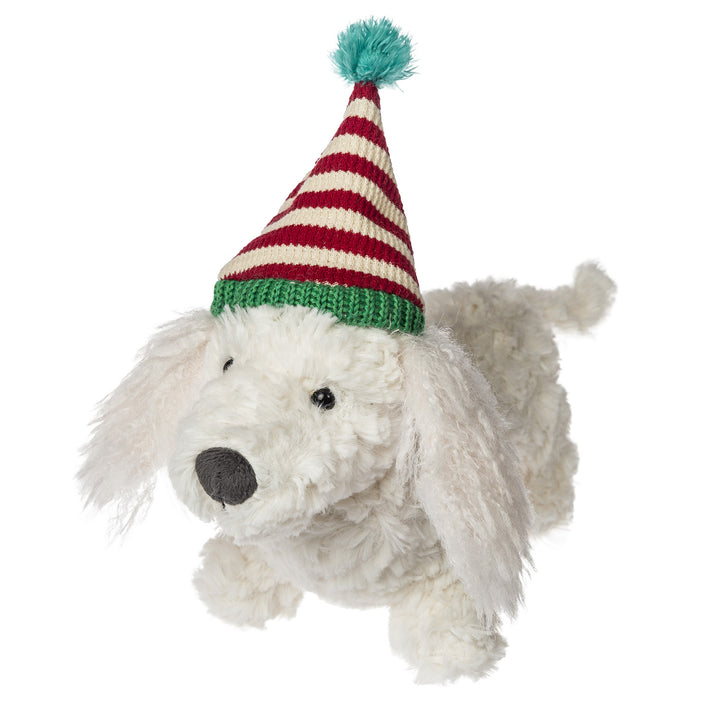 Pâte à modeler de Noël - Teckel avec chapeau