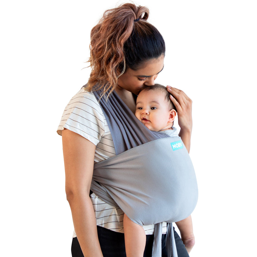 Moby - Easy Wrap Carrier - Smoked Pearl Easy-Wrap Baby Carrier - Smoked Pearl 818770016264