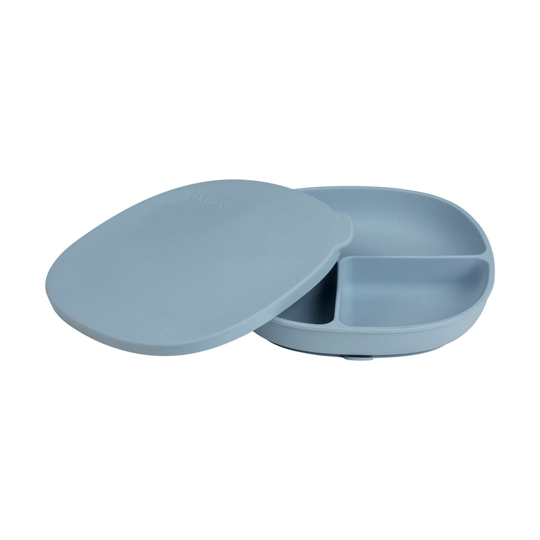 b.box > Feeding > Silicone Tableware > Silicone Plate + Lid