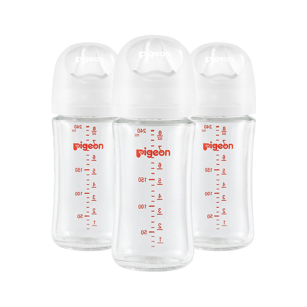 Glass Bottle 8oz with M Nipple (3M+)