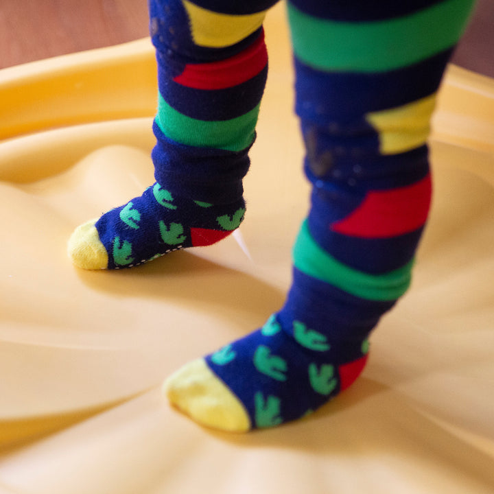 grip+easy™ Comfort Crawler Legging & Sock Set - Devin Dinosaur