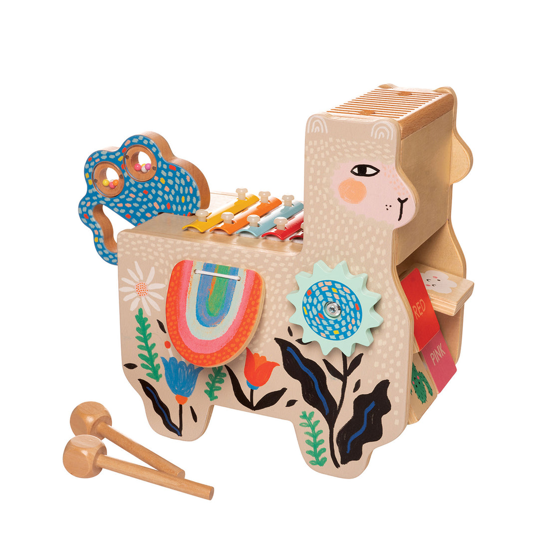 Musical Llama Wooden Instrument for Toddlers