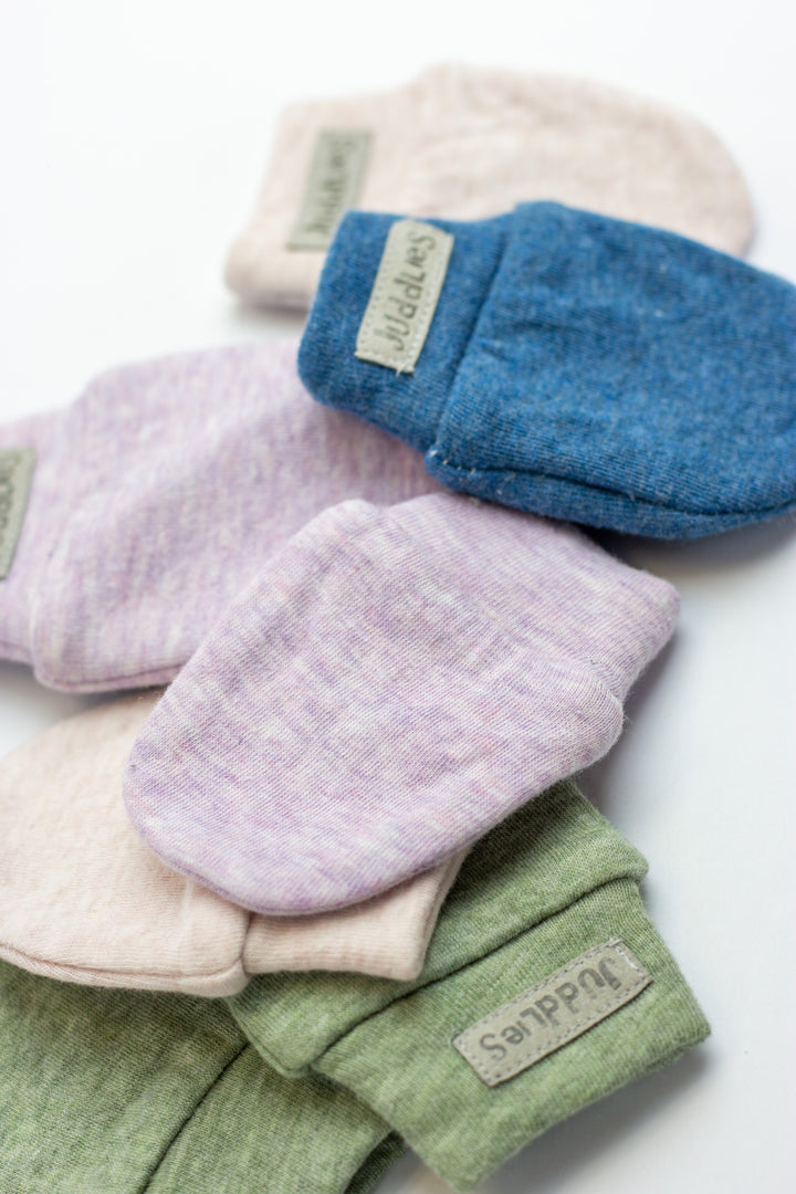 Breathe EZE Scratch Mitts - Rosewater Fleck