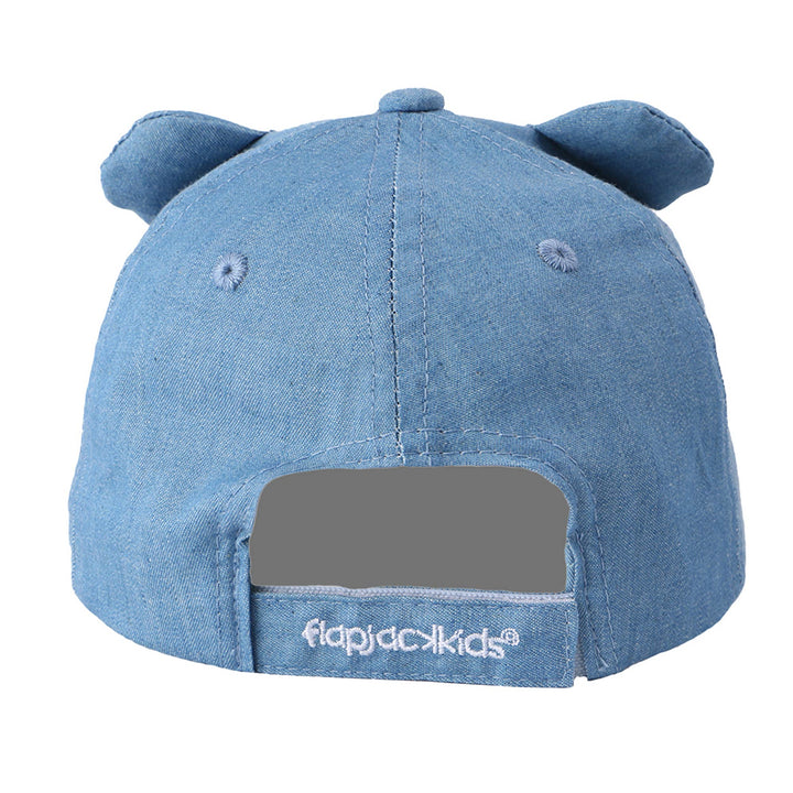 Kids UPF50+ 3D Cap - Bear Chambray - Large