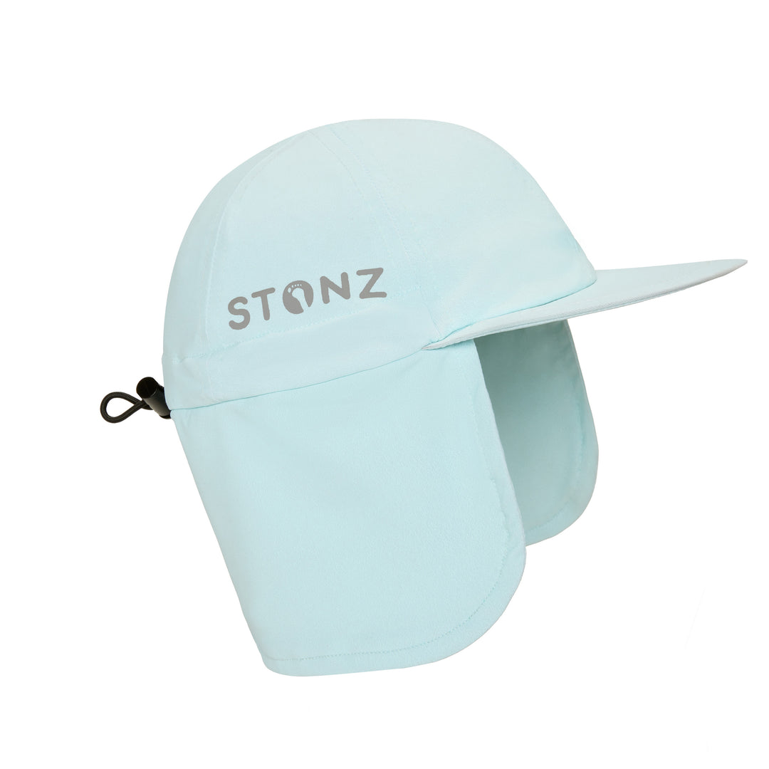 Stonz - S24 - Flap Cap - Haze Blue - 0-12M Flap Cap - Haze Blue 628631018012