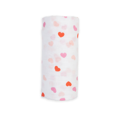 Couverture d'emmaillotage en mousseline de coton - 47 x 47