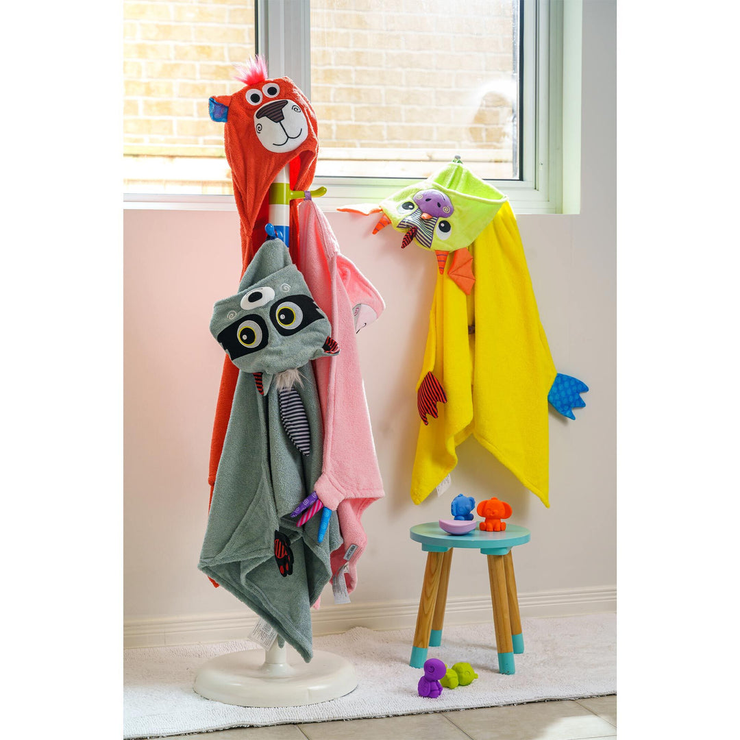 Kids Plush Terry Hooded Bath Towel