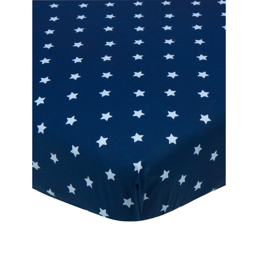 d - Gerber - Fitted Crib Sheet - Stars Gerber Baby & Toddler Girls Fitted Crib Sheet - Stars 013618220593