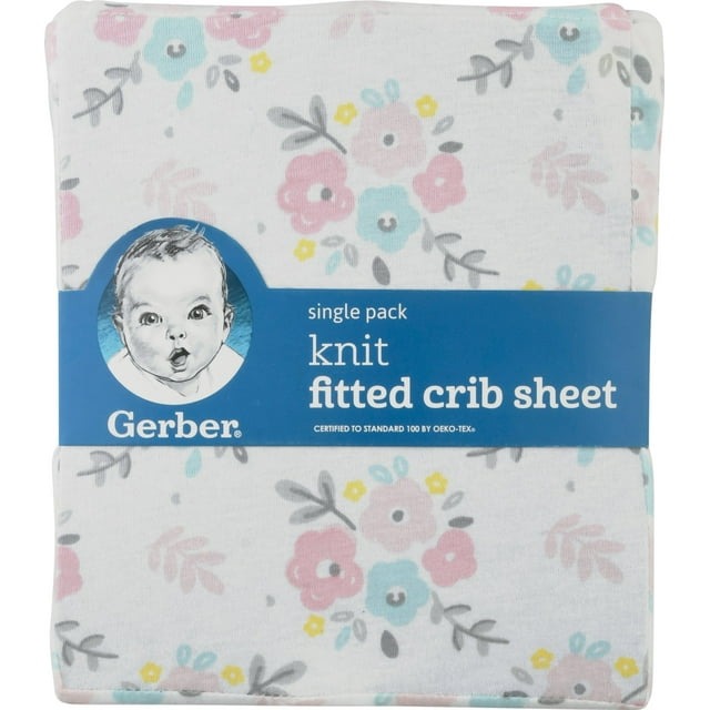 Baby & Toddler Girls Floral Fitted Crib Sheet - Flowers