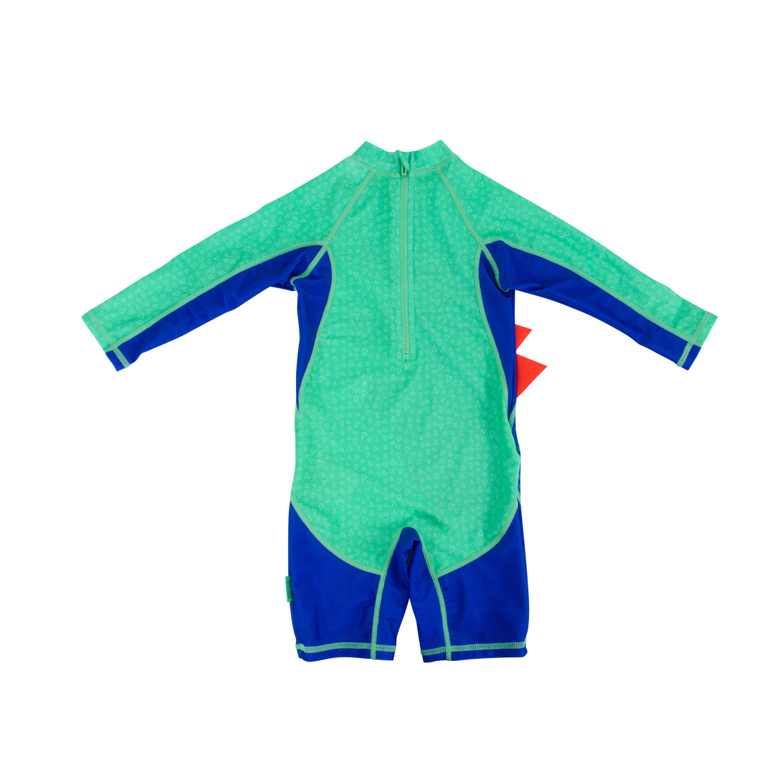 Baby + Toddler UPF50+ Rashguard One Piece Swimsuit - Dino