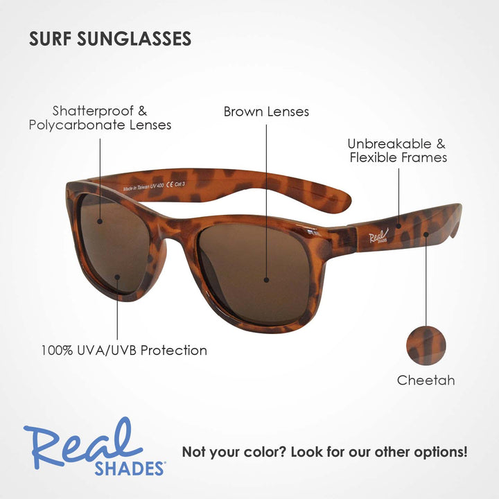 Surf Unbreakable UV  Iconic Sunglasses, Cheetah