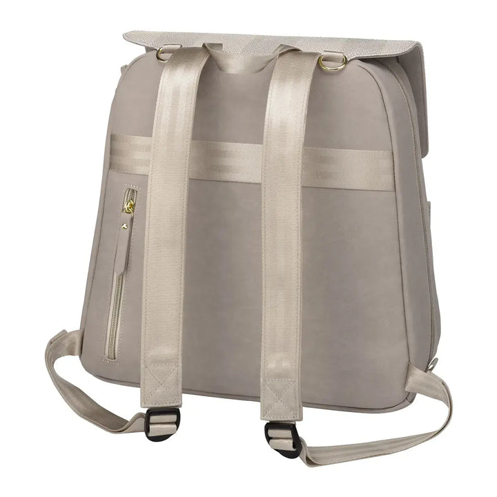 Meta Backpack Diaper Bag in Sand Cable Stitch