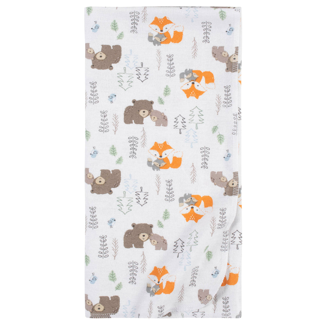 Flannel Receiving Blanket - 5pk