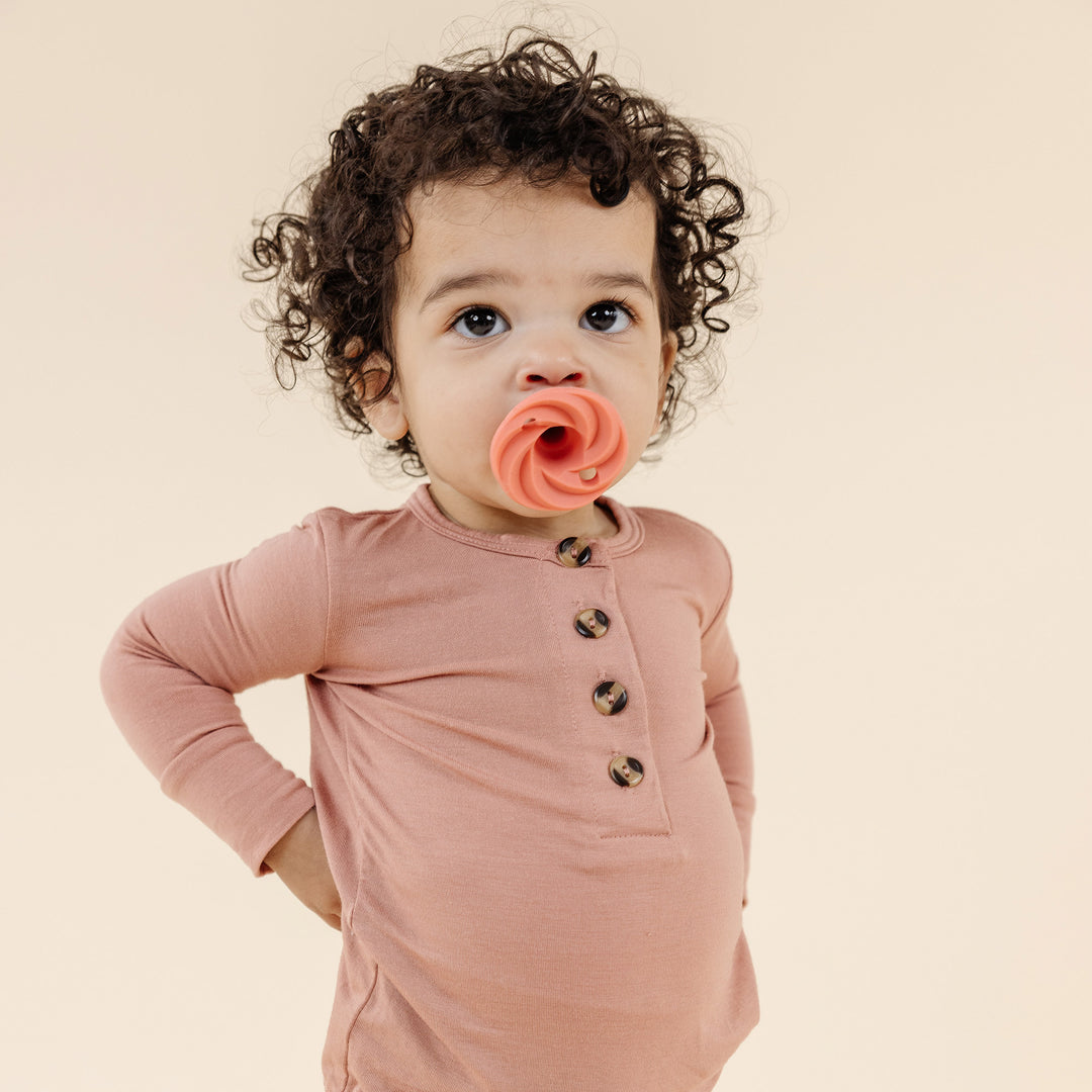 Holland Pop Pacifier - Stage 1/0M+ - Blush/Smash Cake