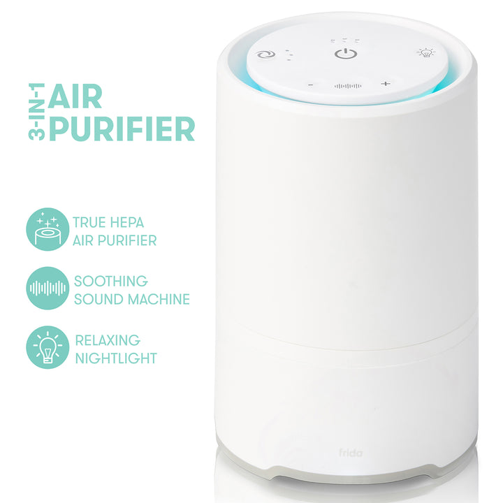 3-in1 Air Purifier Sound Machine + Nightlight