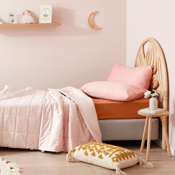 Drap-housse - Simple - Rouille