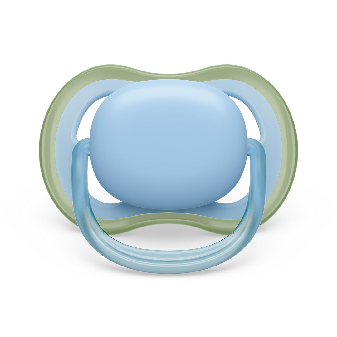 Ultra Air Pacifier - 0-6m - Pastel Green + Celestial Blue - 2 pack