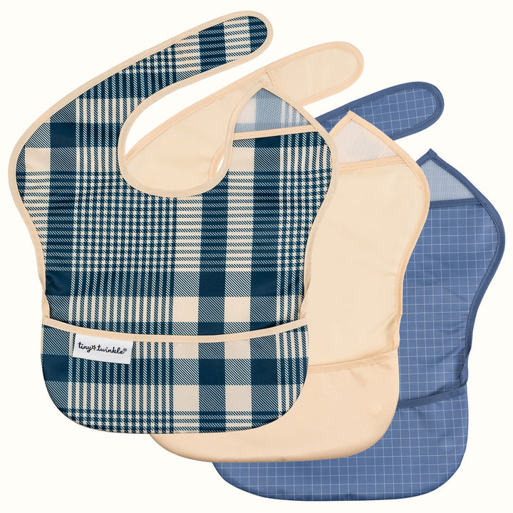 Bavoir anti-dégâts facile à utiliser - paquet de 3