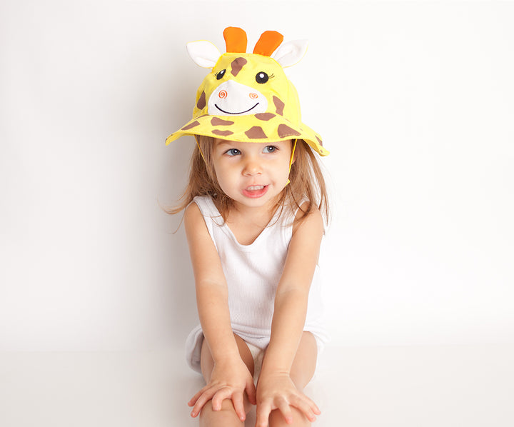 UPF50+ Baby Sun Hat - Giraffe