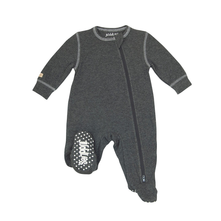 Juddlies - Breathe EZE Sleeper Charcoal Grey Fleck - M 6-12M Breathe EZE Sleeper - Charcoal Grey Fleck 821436009760