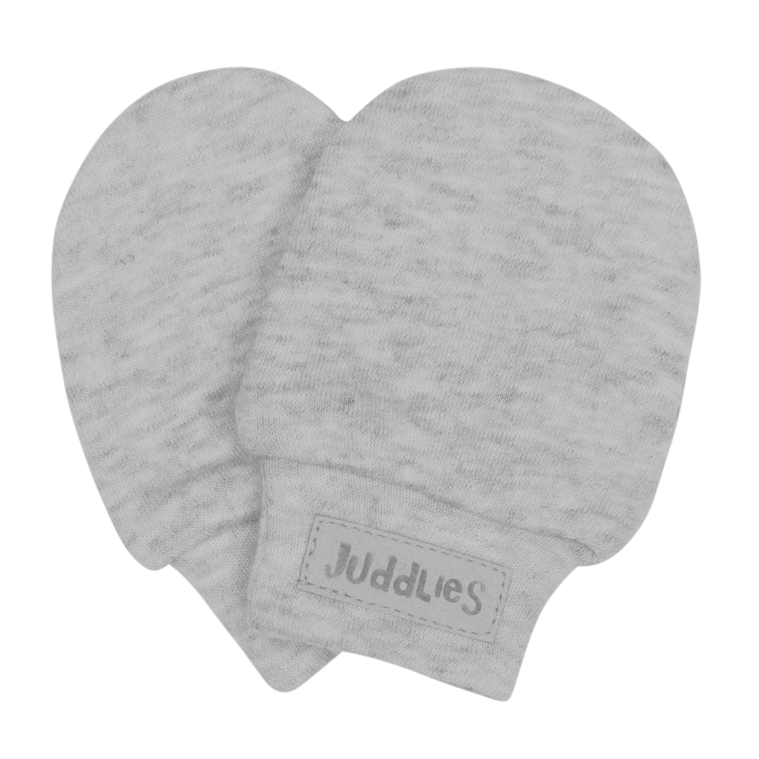 Juddlies - Breathe EZE Scratch Mitts - Pale Grey Fleck Breathe EZE Scratch Mitts - Pale Grey Fleck 821436003560