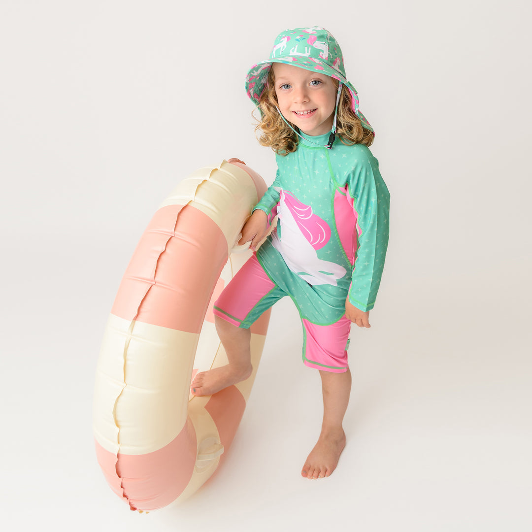 Baby + Toddler UPF50+ Rashguard One Piece Swimsuit