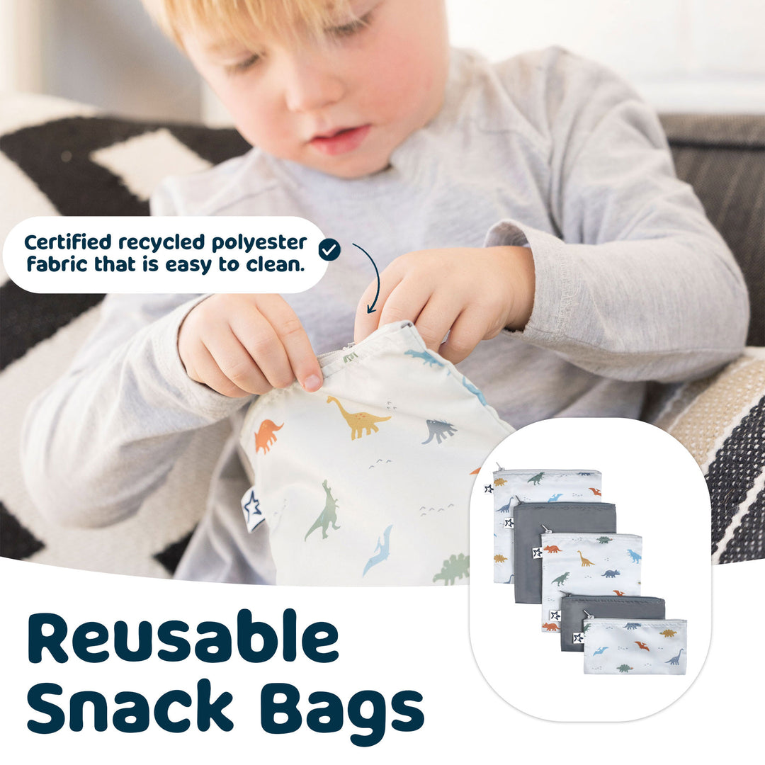 Reusable Snack Bags - 5pk