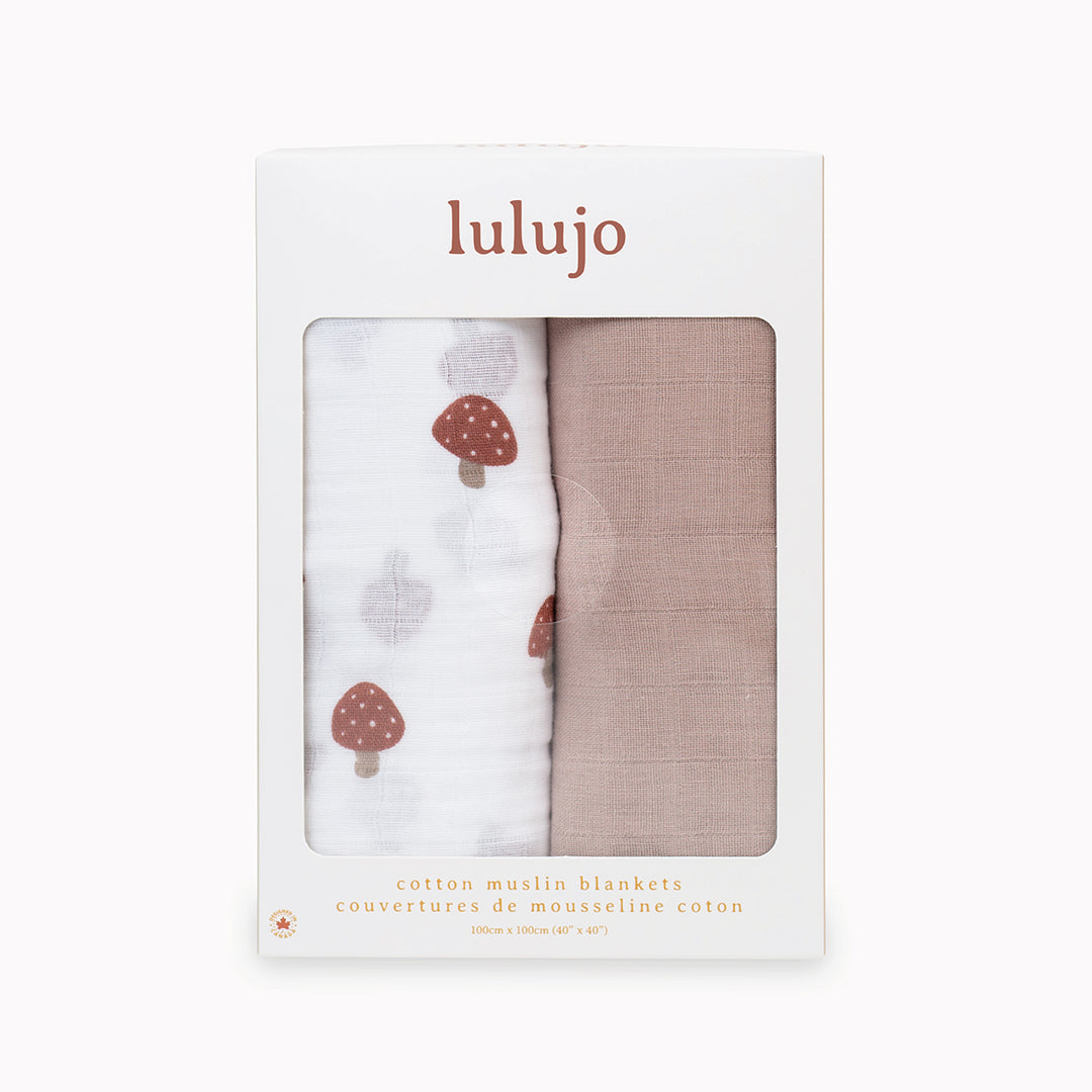 2pk Cotton Muslin Swaddle Blanket - 40x40