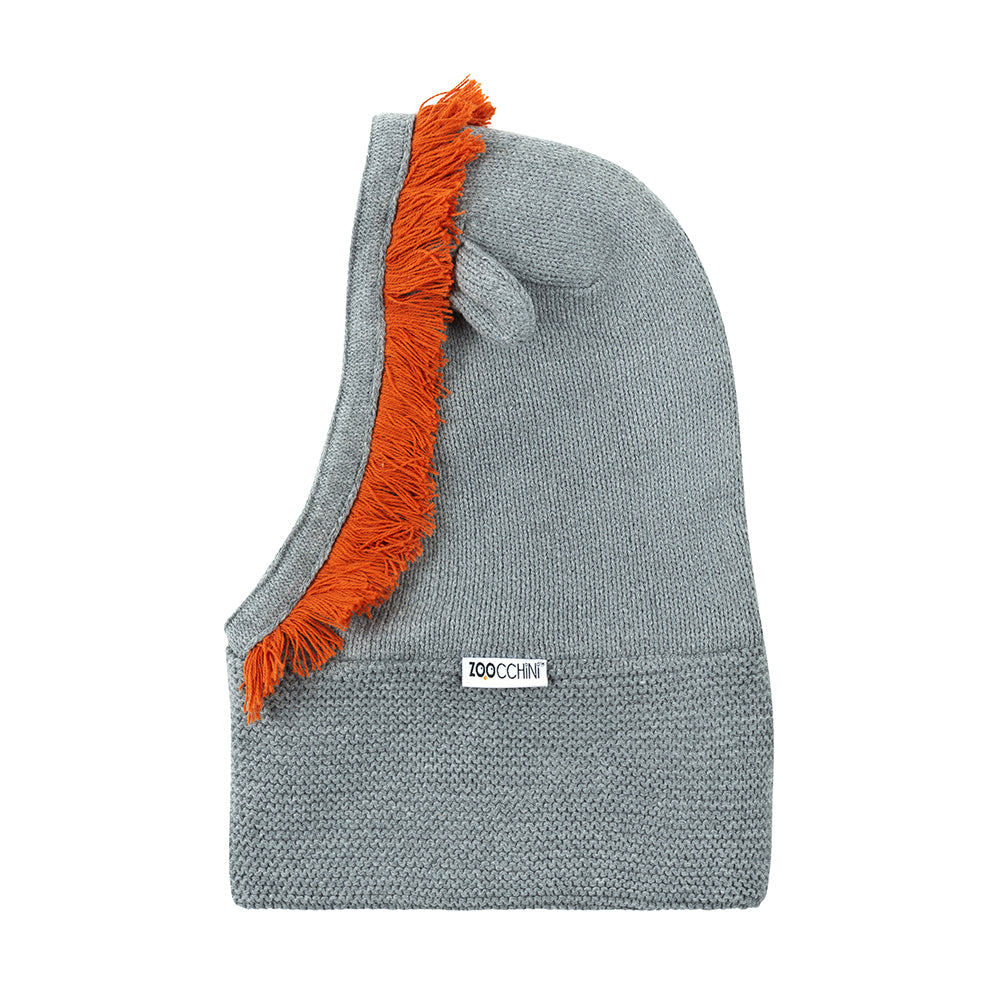 BabyToddler Knit Balaclava Hat - Leo the Lion