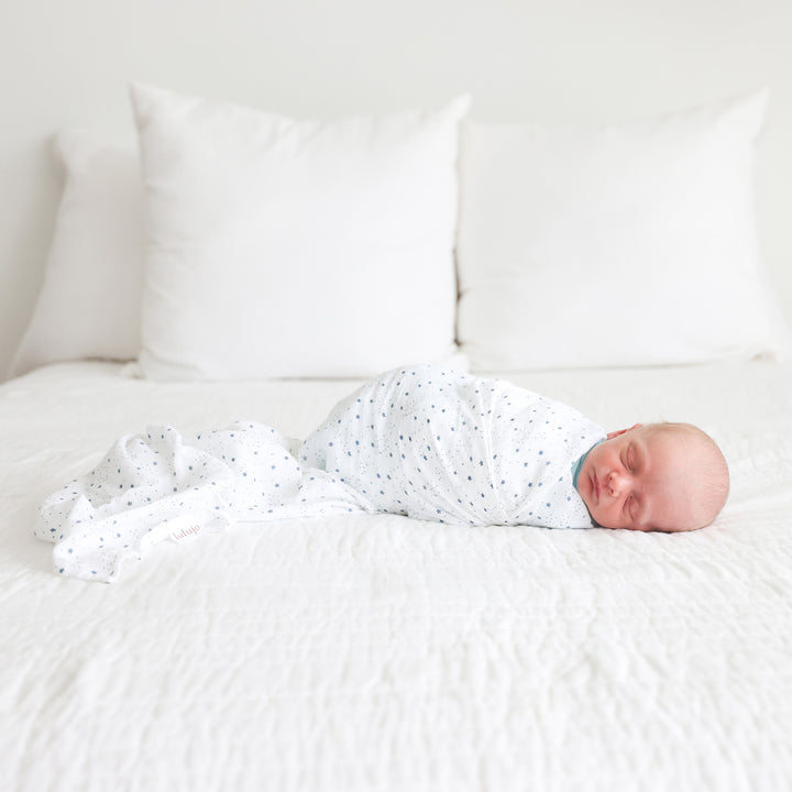 Swaddle Blanket Muslin Cotton LG- Stars