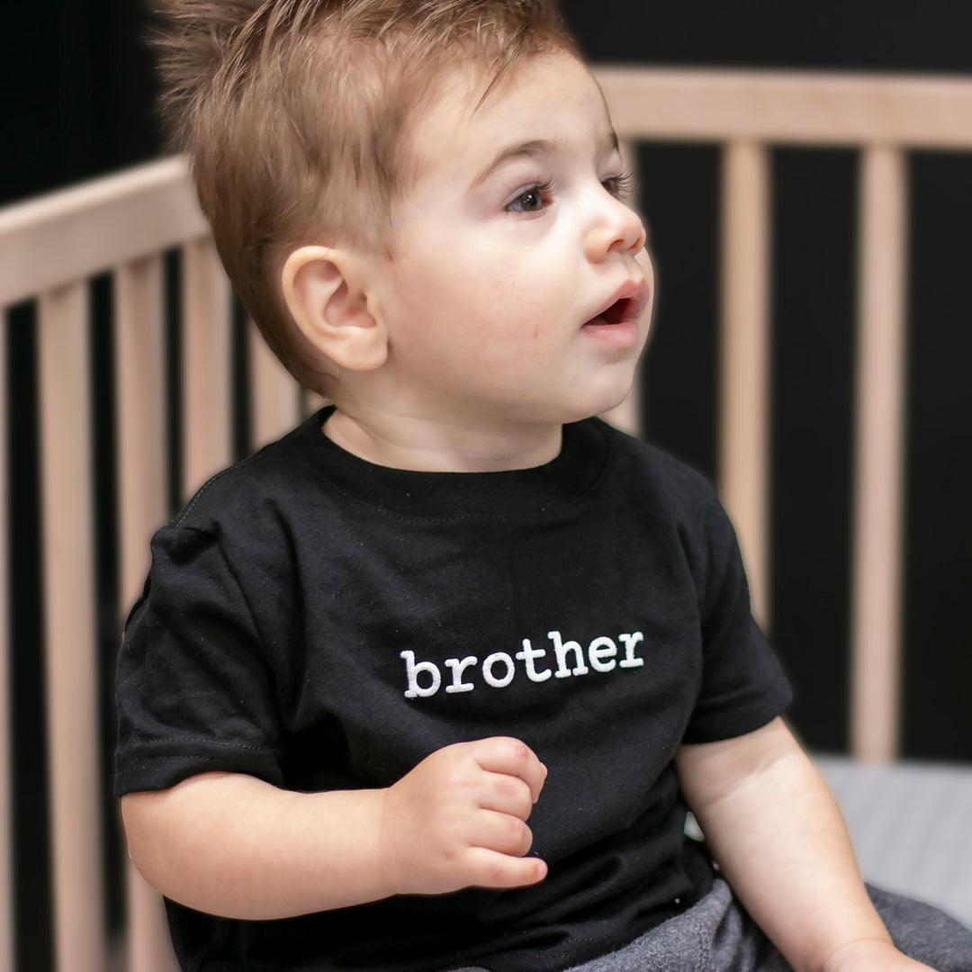 Infant T-Shirt - Brother - Black