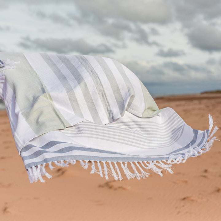 Turkish Towel - Watery Blue