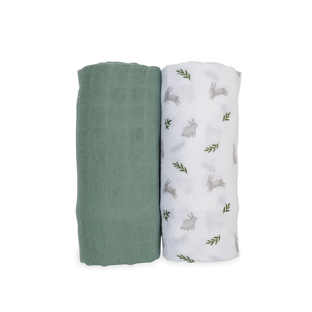 2pk Cotton Muslin Swaddle Blanket - 40x40