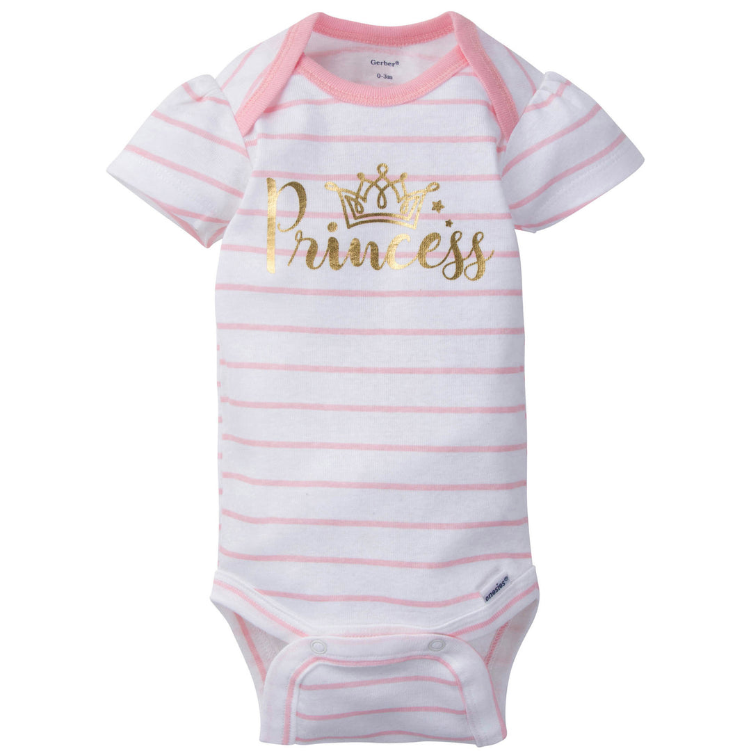 Short Sleeve Bodysuit Onesies - 5pk