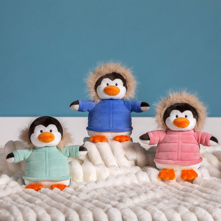 Holiday Puffy Coat Penguins Assortment - 7"